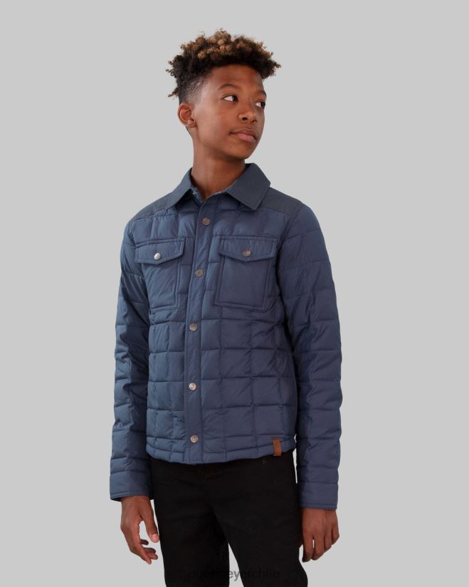 camisa hinchada wilder para niños Obermeyer índigo crudo 06060L695 ropa