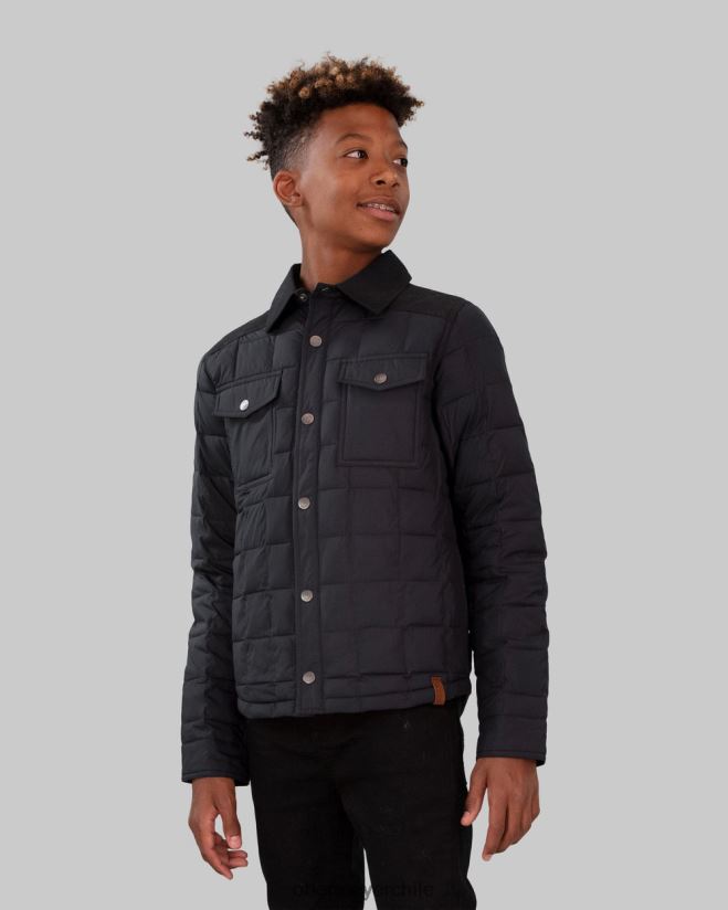 camisa hinchada wilder para niños Obermeyer negro 06060L694 ropa
