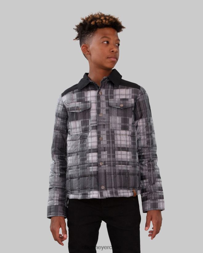 camisa hinchada wilder para niños Obermeyer tela escocesa de leñador 06060L697 ropa