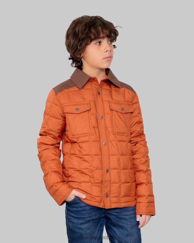 camisa hinchada wilder para niños Obermeyer terracota 06060L696 ropa