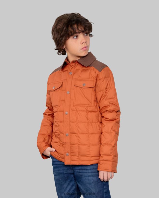 camisa hinchada wilder para niños Obermeyer terracota 06060L696 ropa