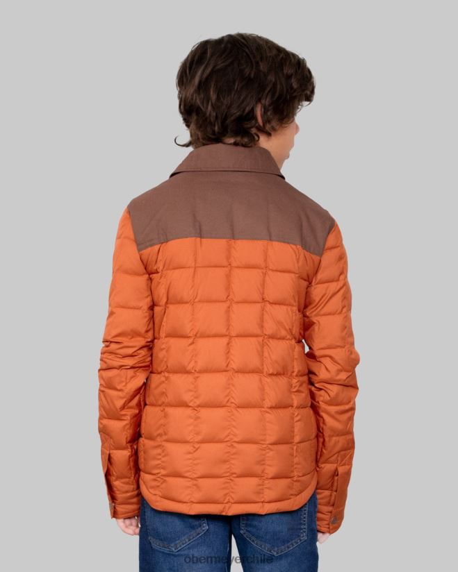 camisa hinchada wilder para niños Obermeyer terracota 06060L696 ropa