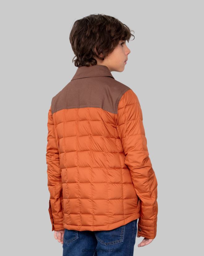 camisa hinchada wilder para niños Obermeyer terracota 06060L696 ropa
