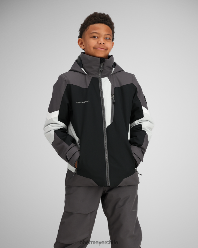 chaqueta de flota Obermeyer negro 06060L564 ropa