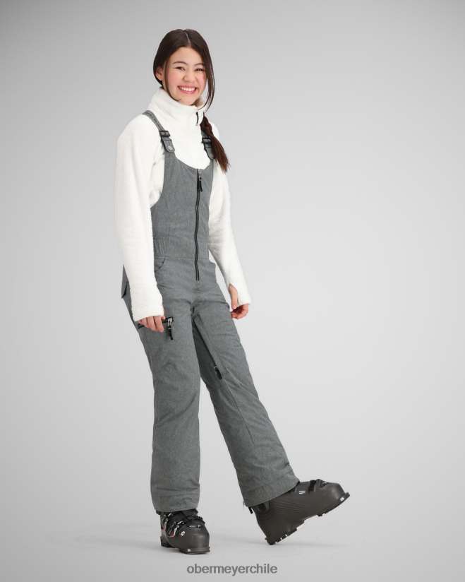 pantalón con pechera anya Obermeyer caballero negro 06060L541 ropa