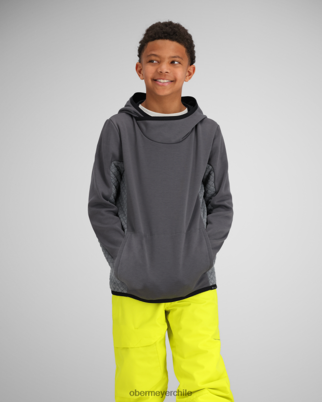 sudadera con capucha asher flc Obermeyer carbón 06060L669 ropa