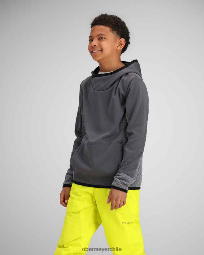 sudadera con capucha asher flc Obermeyer carbón 06060L669 ropa