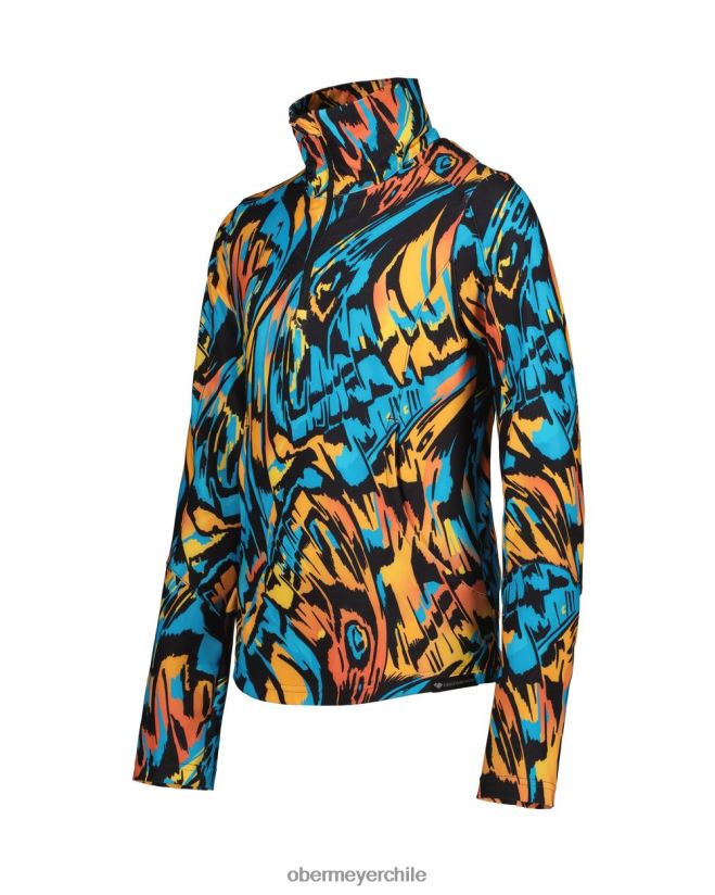 clara top con cremallera 1/4 Obermeyer viento remolino 06060L679 ropa