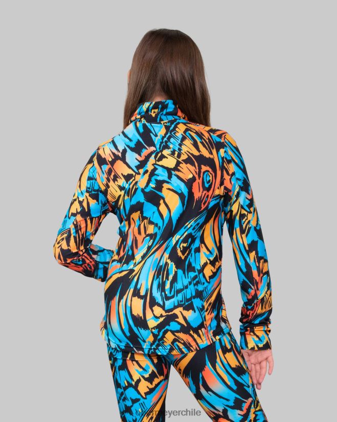 clara top con cremallera 1/4 Obermeyer viento remolino 06060L679 ropa