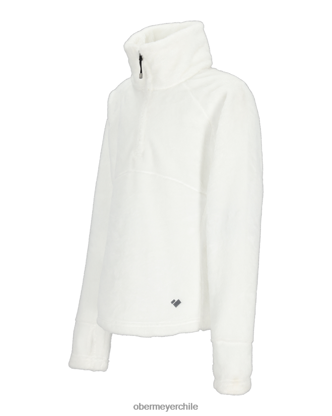 top de lana peluda Obermeyer blanco 06060L620 ropa