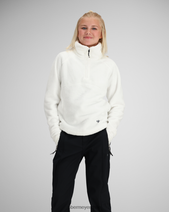 top de lana peluda Obermeyer blanco 06060L620 ropa
