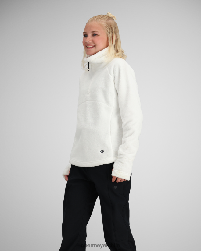 top de lana peluda Obermeyer blanco 06060L620 ropa