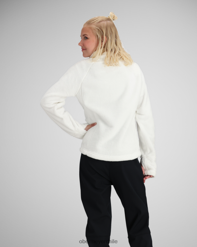 top de lana peluda Obermeyer blanco 06060L620 ropa