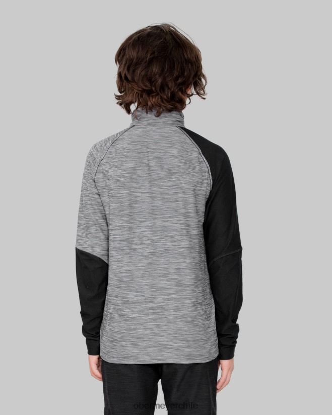 transporte 1/4 zip Obermeyer negro 06060L673 ropa
