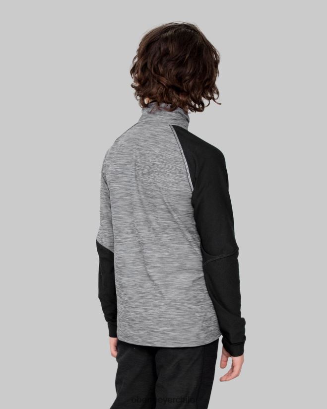 transporte 1/4 zip Obermeyer negro 06060L673 ropa