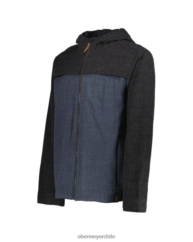 chaqueta de lana wyatt Obermeyer índigo crudo 06060L497 ropa