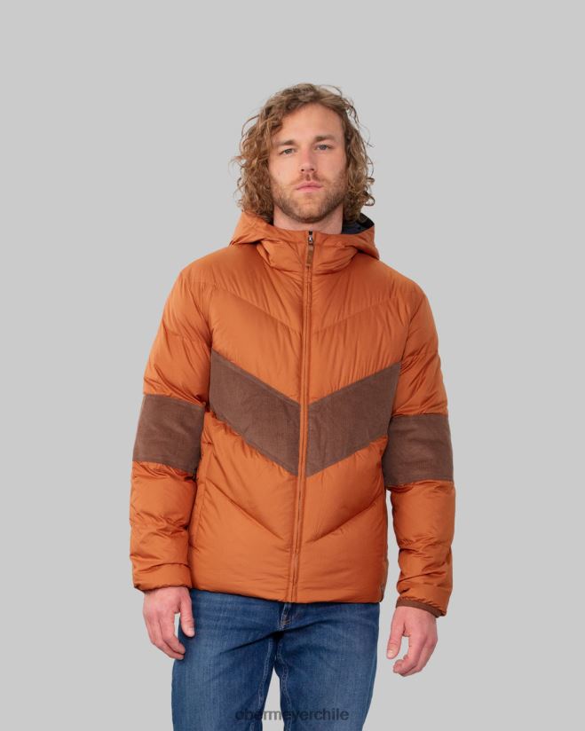 chaqueta de plumas bretona Obermeyer terracota 06060L487 ropa
