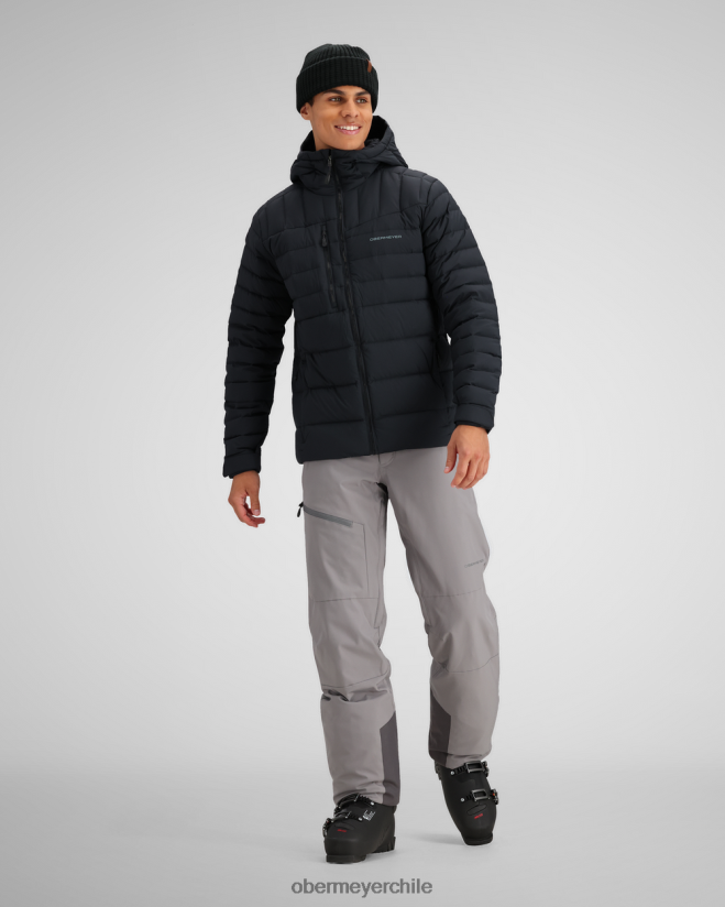 klaus abajo con capucha Obermeyer negro 06060L436 ropa