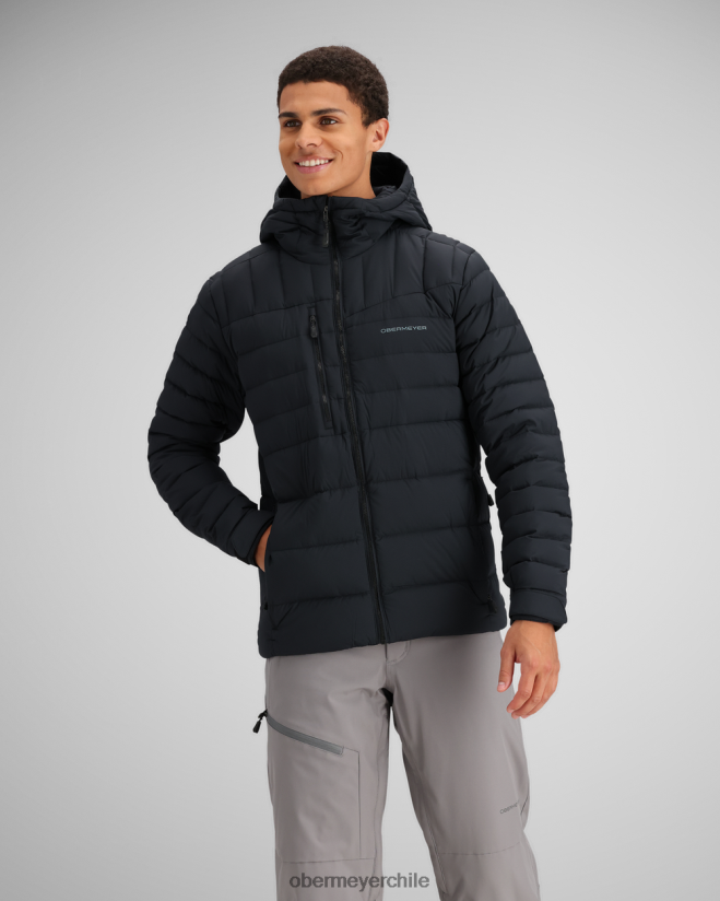 klaus abajo con capucha Obermeyer negro 06060L436 ropa