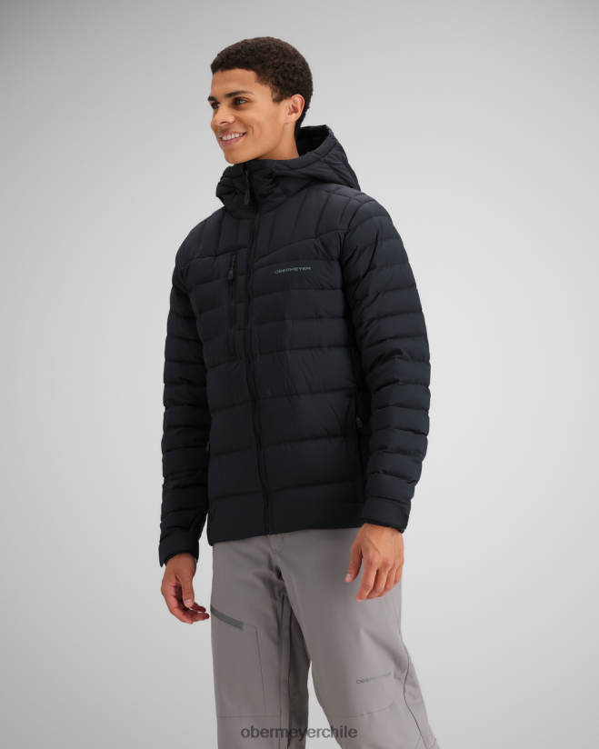 klaus abajo con capucha Obermeyer negro 06060L436 ropa