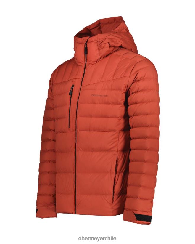 klaus abajo con capucha Obermeyer rojizo 06060L438 ropa