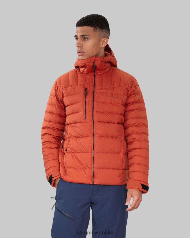 klaus abajo con capucha Obermeyer rojizo 06060L438 ropa