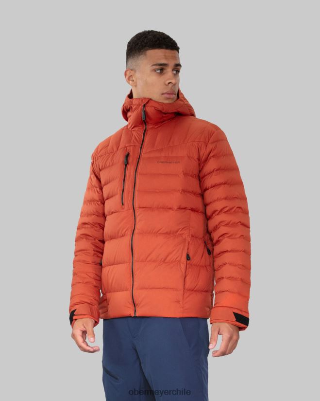 klaus abajo con capucha Obermeyer rojizo 06060L438 ropa