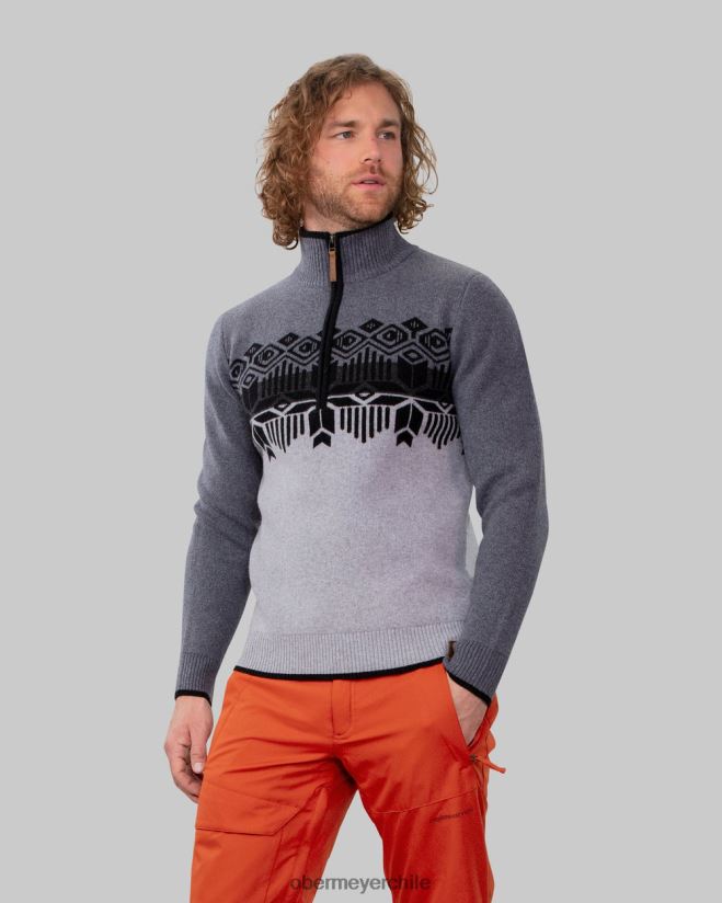 suéter brady con 1/2 cremallera Obermeyer caballeresco 06060L463 ropa