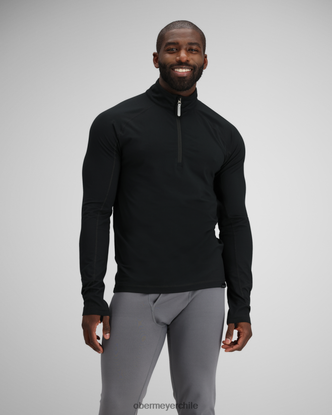 flexionar 1/4 de cremallera Obermeyer negro 06060L376 ropa