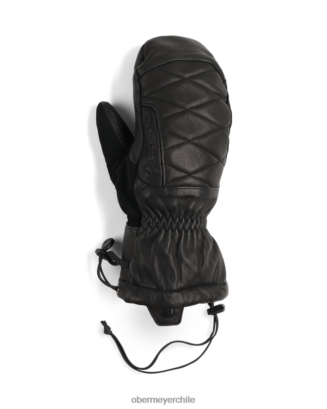 manopla de cuero Obermeyer negro 06060L77 accesorio