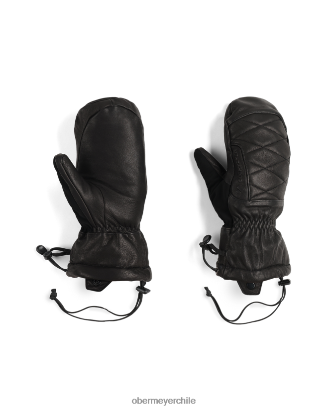 manopla de cuero Obermeyer negro 06060L77 accesorio