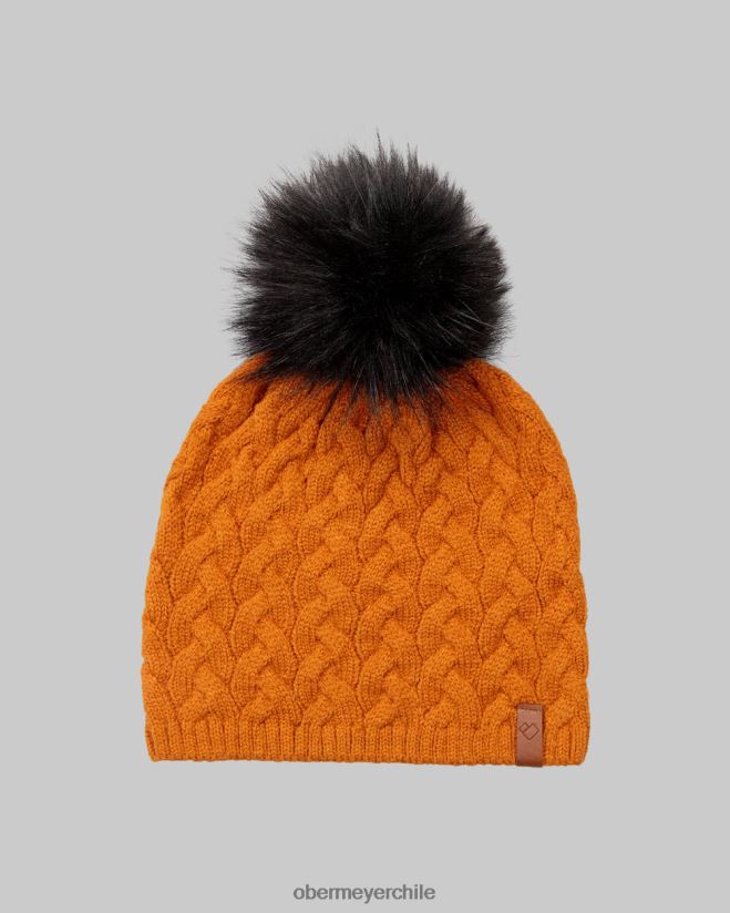 gorro nyc ff con pompón Obermeyer cuenco de cobre 06060L64 accesorio