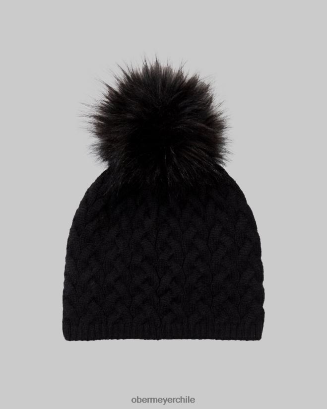gorro nyc ff con pompón Obermeyer negro 06060L65 accesorio