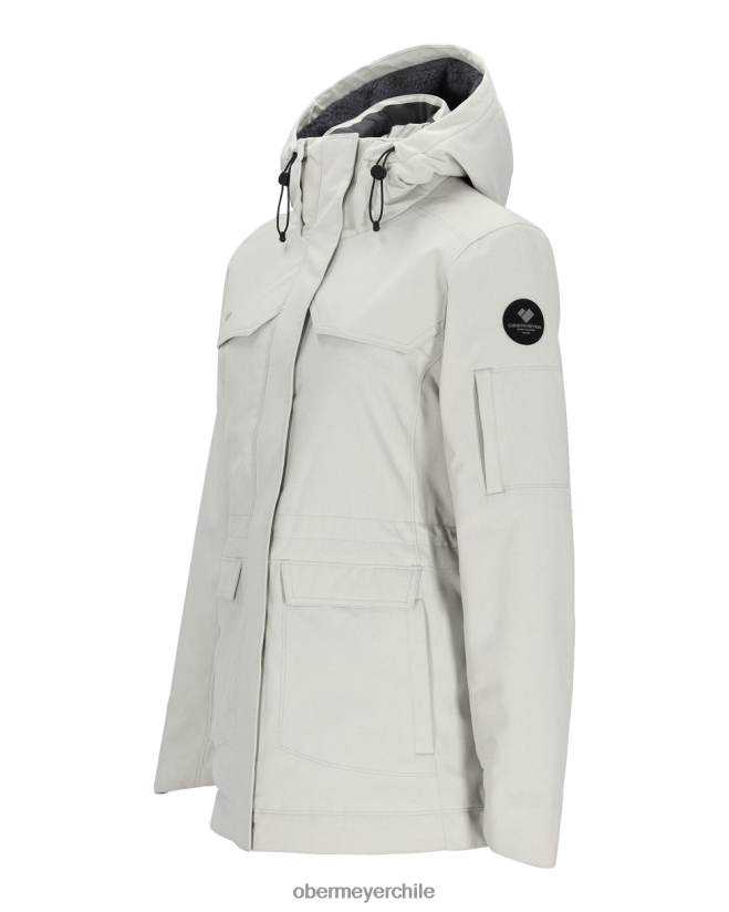 chaqueta celestia Obermeyer lino plateado 06060L210 ropa