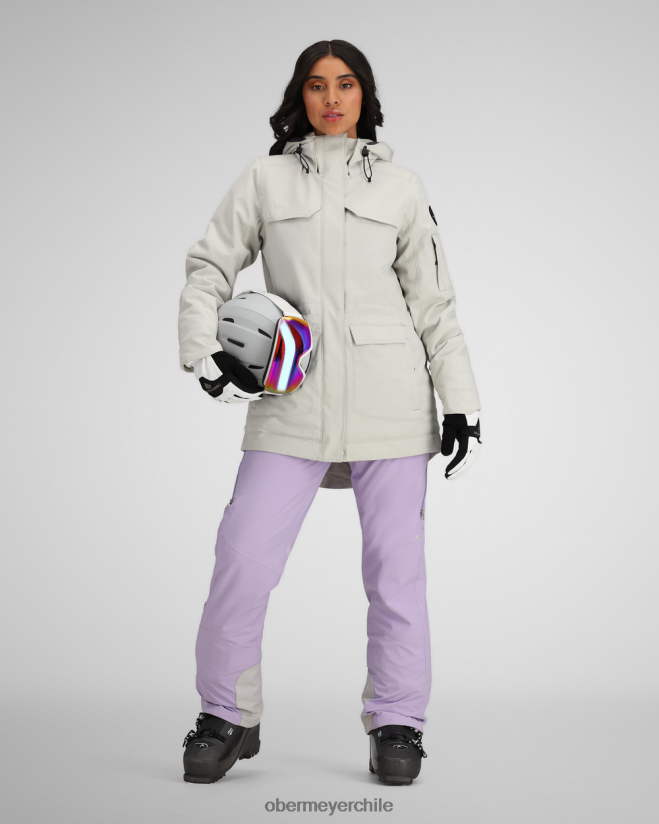 chaqueta celestia Obermeyer lino plateado 06060L210 ropa