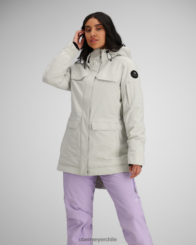 chaqueta celestia Obermeyer lino plateado 06060L210 ropa