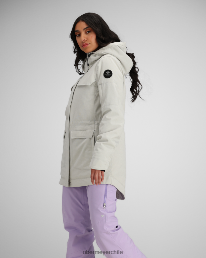 chaqueta celestia Obermeyer lino plateado 06060L210 ropa