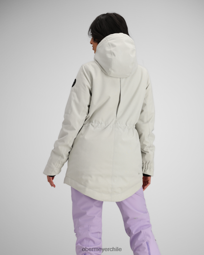 chaqueta celestia Obermeyer lino plateado 06060L210 ropa