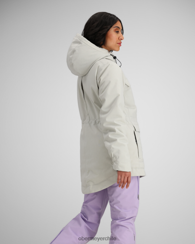 chaqueta celestia Obermeyer lino plateado 06060L210 ropa