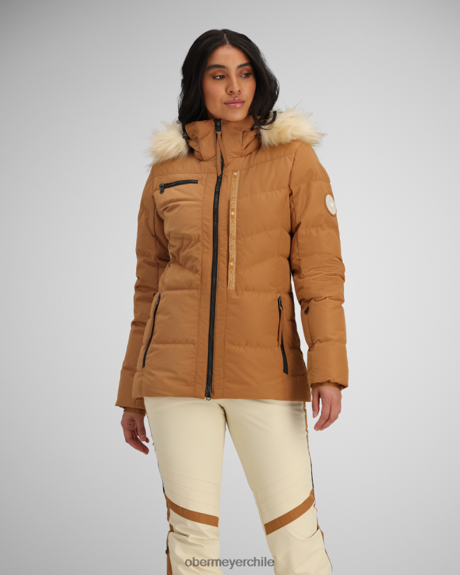 chaqueta circular Obermeyer azúcar morena 06060L6 ropa