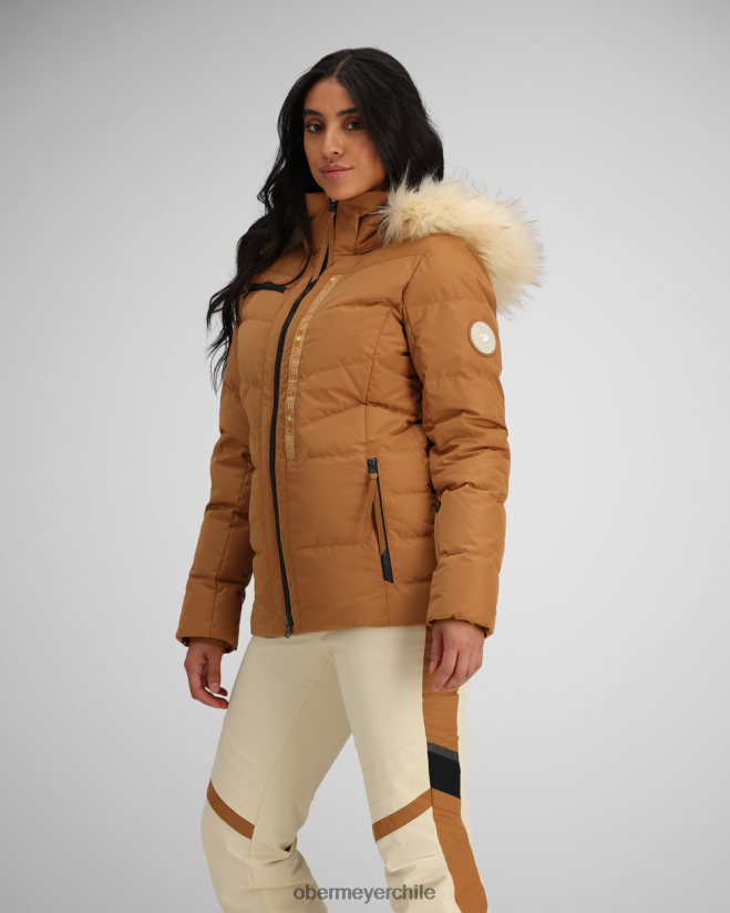 chaqueta circular Obermeyer azúcar morena 06060L6 ropa