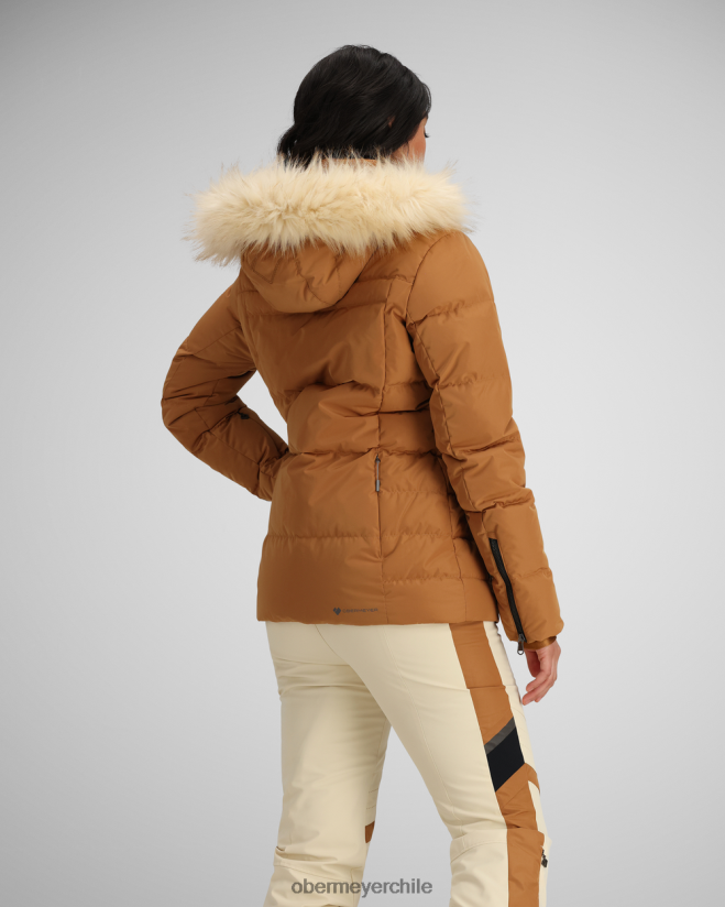 chaqueta circular Obermeyer azúcar morena 06060L6 ropa