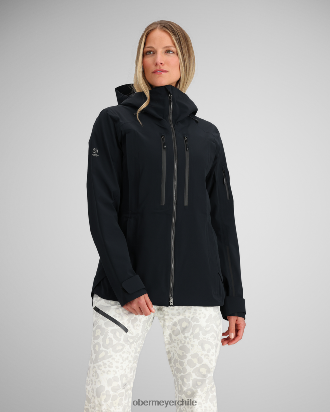 chaqueta de concha de las tierras altas Obermeyer negro 06060L84 ropa