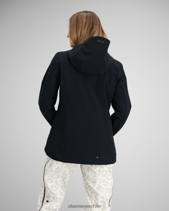chaqueta de concha de las tierras altas Obermeyer negro 06060L84 ropa