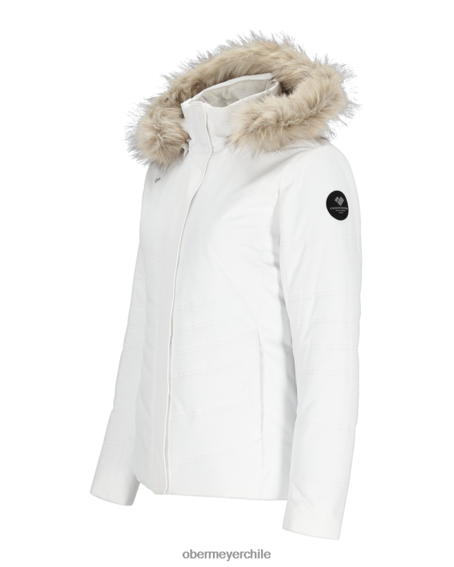 chaqueta de élite toscana Obermeyer blanco 06060L158 ropa