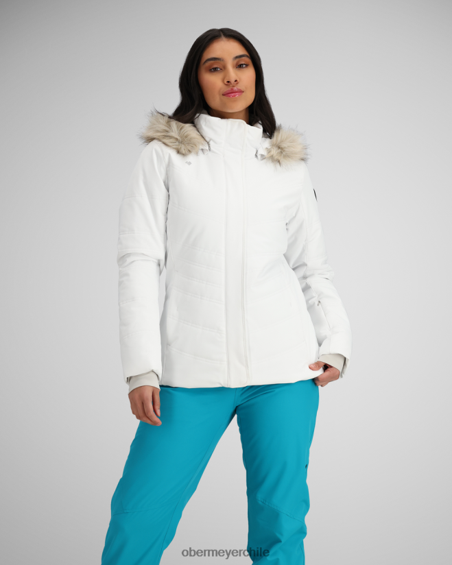 chaqueta de élite toscana Obermeyer blanco 06060L158 ropa