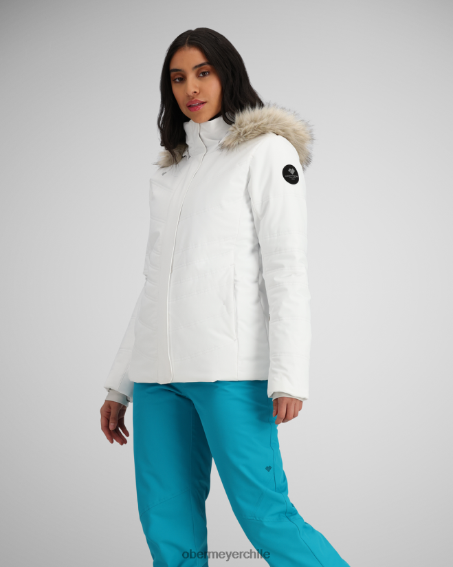 chaqueta de élite toscana Obermeyer blanco 06060L158 ropa