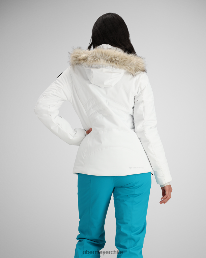 chaqueta de élite toscana Obermeyer blanco 06060L158 ropa