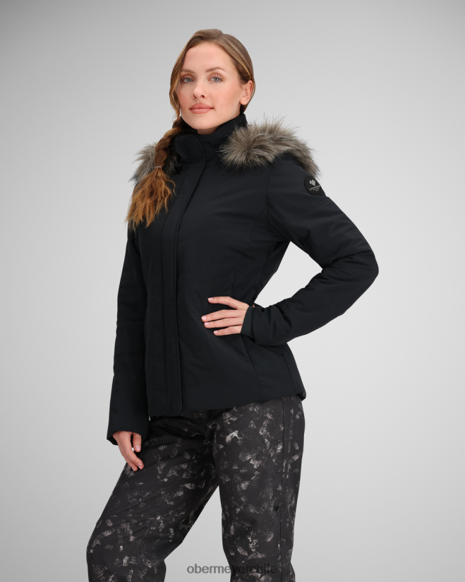 chaqueta de élite toscana Obermeyer negro 06060L156 ropa