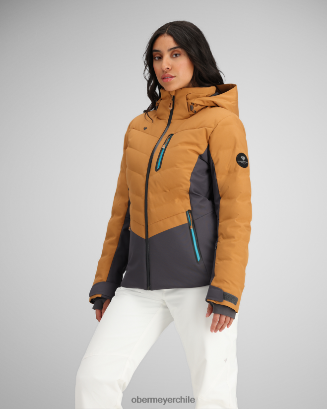 chaqueta de plumón cósima Obermeyer azúcar morena 06060L16 ropa